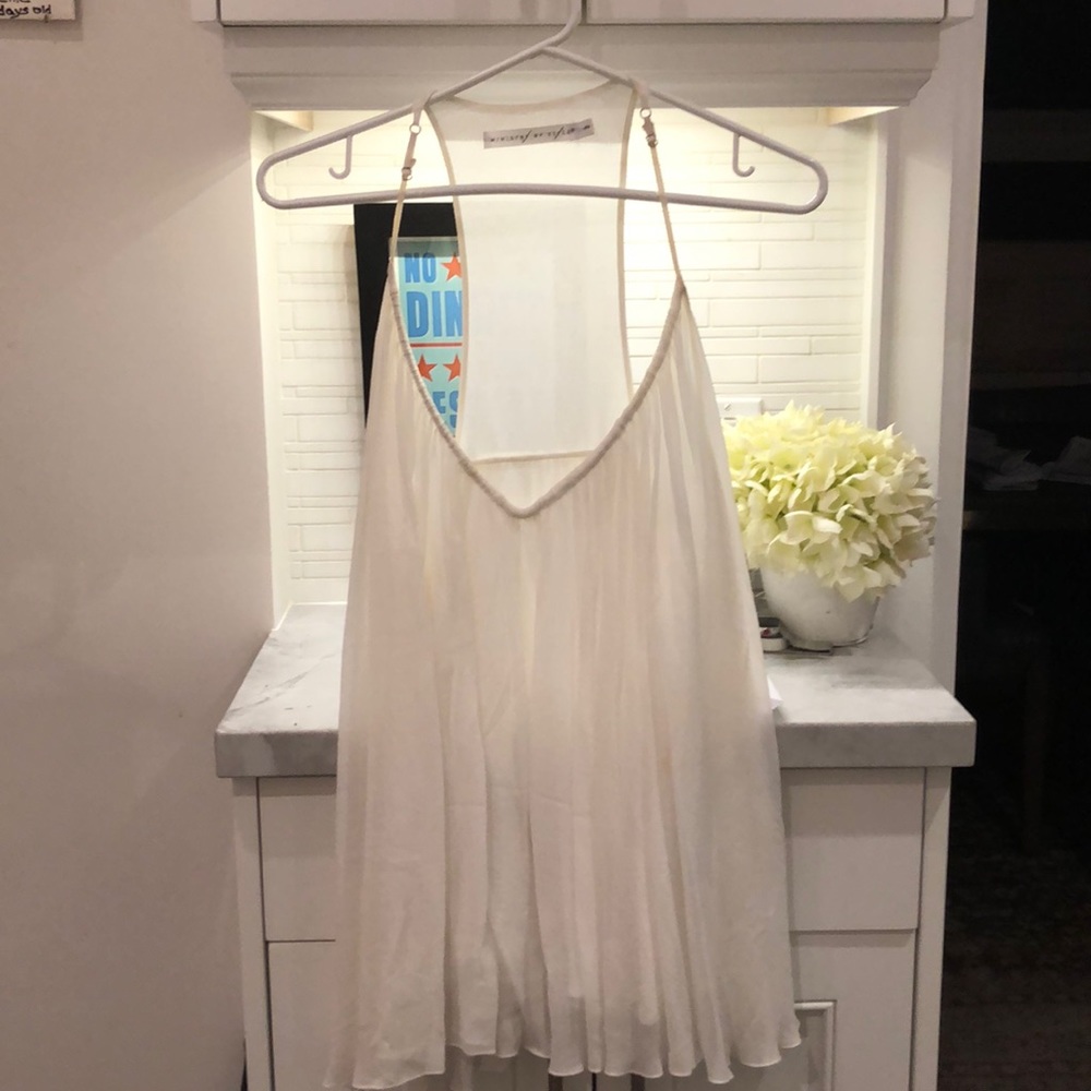 Sexy low v neck tank